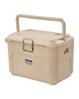 Vevor 197988507994 Portable Cooler 16.5 Quart Hard With Ice Retention Qt White