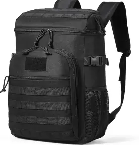 Bk-2590 Vevor Tactical Backpack Cooler 25l Lunchbox For 14.17 X 9.84 11.02 Inch Black