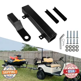 B0b7qvlz97 Viagl Golf Cart Hitch With 2 Inch Receiver - Club Car Ezgo Yamaha Heavy Duty Steel