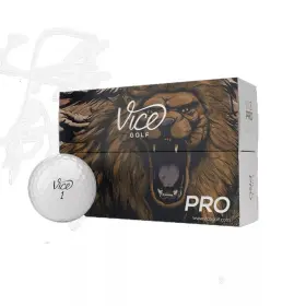 Vice Golf 752082250063 Pro White Balls One Sleeve 3