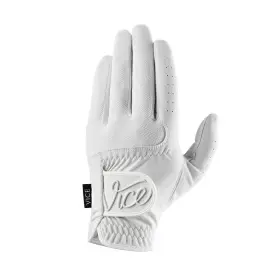 Vg303-wh-lh-l Vice Golf Duro Gloves White Left - L