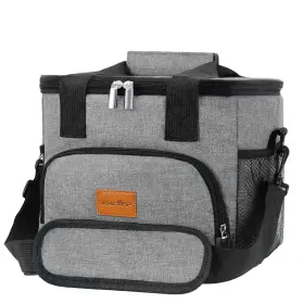 Vihicamp 799787939084 Portable Soft Cooler Bag - 24 Can Insulated Camping Grey