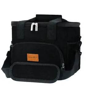 Vihicamp 799787939091 Portable Soft Cooler Bag - 24 Can Insulated Camping Black