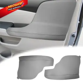 Yibin80026 Vkgug 2pcs Front Door Panel Armrest Cover Replacement Compatible With Gray