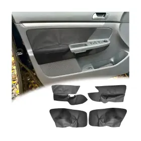 Yibin80433 Vkgug 4pcs Door Panel Armrest Cover Compatible With Volkswagen Golf Mk5 2006 2007 2