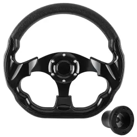 B0dszyc72b Voonke Golf Cart Accessories Steering Wheel D-bottom And Adapter For C