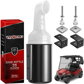 B0db8l5q78 Vyyokmu No Drilling Golf Cart Sand Bottle With Holder Bracket 35oz Large Capacit