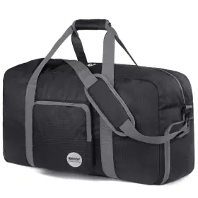 Uk-v7005 Wandf Foldable Travel Duffel Bag 60-120l Duffle Carry On For Women And Men