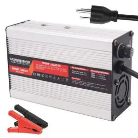 Wa300-58405s Waouks 58.4v 5a Charger Lifepo4 Battery Dc Alligator Clip Used For 16s