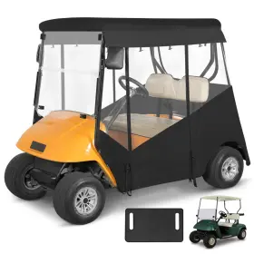 B0f8b2fp45 Weimell 2 Passenger Golf Cart Enclosure For Ezgo Txt 2-seater 57 Roof No Front