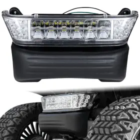 Wgn-cp001-h Wekani Upgrade Golf Cart Headlight Kit With Bumper For Club Car Precedent