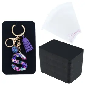 Re8923 Wellaimdo Keychain Display Cards With Self-sealing Bags 100 Pcs 3ftft X 4.7ftft H