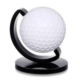 Six-wenqik-361 Wenqik 1 Pcs Globe Shaped Golf Ball Display Stand Tabletop Acrylic Holde