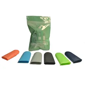Whollycoveredbuttons 789232202801 Wholly Covered Bottles - Silicone Bottle Covers 6 Pack Travel Golf Beach