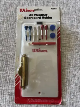 Wilson 016559239303 All Weather Scorecard Holder Golf