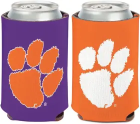 27678217 Wincraft Clemson Tigers Can Cooler 12 Oz. Orange White