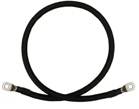 Cbl-csb-04-38-3 Windynation 4 Awg Gauge Single Black 3 Feet With 3/8 Lugs Pure Copper Battery Inch .. Fast Ship