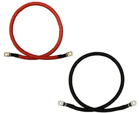 Cbl-csbr-04-238-9 Windynation 4/0 Awg Gauge Red Black Pure Copper Battery Inverter Cables Solar Rv