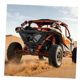 Mo-2361 Wofeili Llc Rear Bumper Compatible With 2017 Can-am Maverick X3 900 Max Turbo R