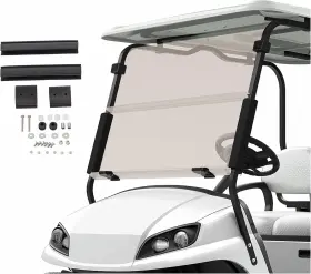 Mo-3172 Wofeili Llc Hecasa Windshield Compatible With 1994-2013 Ezgo Txt And Medalist Gas Or Electric