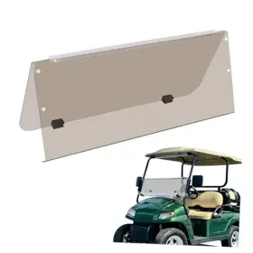Wofeili Llc Mo-3499 Tinted Windscreen Compatible With 1995-2003 Yamaha G14 G16 G19 Golf Cart Smoke