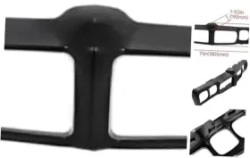 Mo-5556 Wofeili Llc Front Bumper Compatible With 1970 Pontiac Gto Lemans Endura Style Abs Plastic