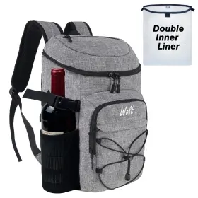 Wolt 973744403052 Cooler Backpack 24 Cans Insulated Leakproof Lightweight