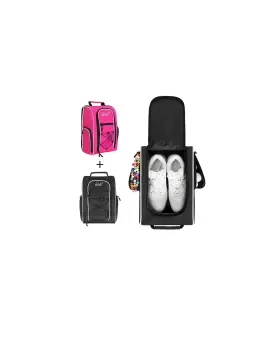 Wolt 973744403991 2 Pcs Golf Shoe Bag For Travel- Zippered Shoes Carrier Bags With Ventilation
