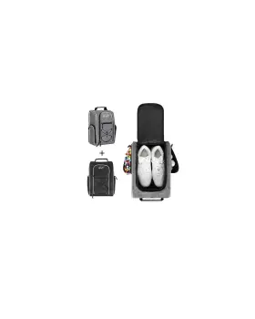 Wolt 973744404004 2 Pcs Golf Shoe Bag For Travel- Zippered Shoes Carrier Bags With Ventilation