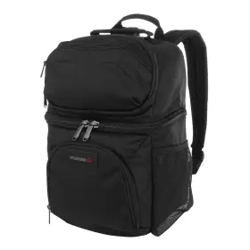 Wvb3001001 Wolverine 18 Can Cooler Backpack Durable Nailhead Nylon Cans Black
