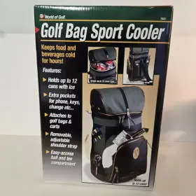 World Of Golf 716419019419 Clubhouse Mini Bag Cooler Caddy Drinks Food Insulated