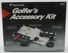 Jr281 World Of Golf Golfers Accessory Kit Made In Usa New Sealed