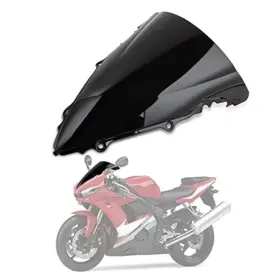 Ws0026ba Ws0026 Windshield Windscreen For Yzf R6 2003-2005 And R6s 2006-2009 Black