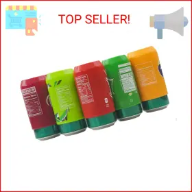 Xerden Xed-bcc-5-12 5 Pack Can Covers Hide Beer Cozy Silicone Insulation Cover For