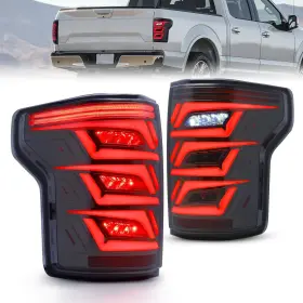 Xgwz-ff1520-tl-a Xgwz Led Taillights Compatible For Ford F150 Raptor Pickup 2015-2020 With Red Turn Si