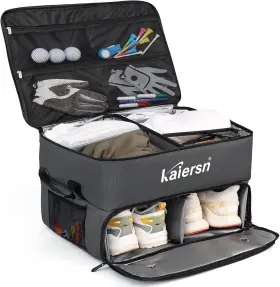 Golf-xb-1 Xiongying 2 Layer Golf Trunk Organizer Waterproof Car Locker With Separate Ventilate