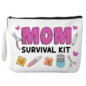 Tmb057 Xipromi Mom Survival Kit Makeup Bag Funny Cosmetic For Mother New Mama Gift