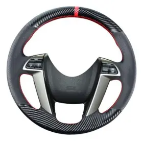 Kk-08-accood Xj Diy Carbon Fiber Steering Wheel Covers For Honda 8th Generation Accord 2008