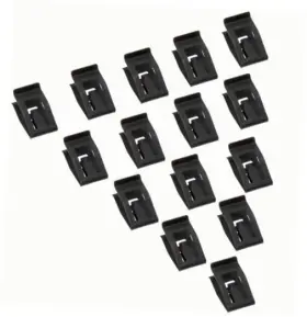 Hd18 Xppzhky 15 Pack Black Retainer Clips Universal Automotive Car Front Console Dash