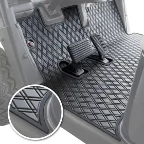 Xtreme Golf Cart Mats B0853f78m2 Rubber Double Diamond Floor Mat Compatible Ezgo Rxv 08-22
