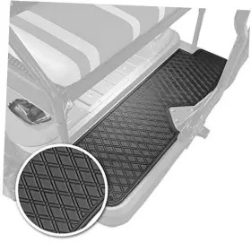 Rfm27 Xtreme Mats Golf Cart Floor Mat For Seat Kits And Foot Rests - Fits All Black