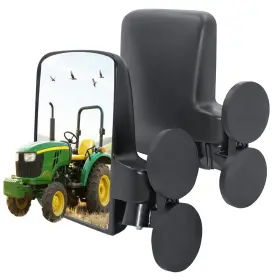Ami001bk Xynoxride Tractor Magnetic Side Mirrors Strong Magnet Rear View For Golf Cart