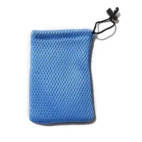 Xyr200213 Xyrstolr 5pcs Nylon Mesh Drawstring Bag 5 X 3.5 Inch Small Storage Pouch Ba