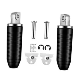 Xyzmt 524457079322 2 Pack Folding Rear Foot Pegs Kit Compatible With Harley Black#suzuki