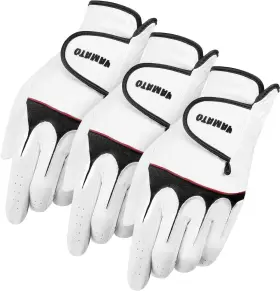 Yamato 682604653020 Golf Gloves Men 3 Pack For Golfer Worn On Left/right Hand Glove