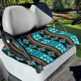 Yew-10631538cz47-1-29 Yewattles Golf Cart Seat Cover Portable Club Car Towel Universal Fit Aztec