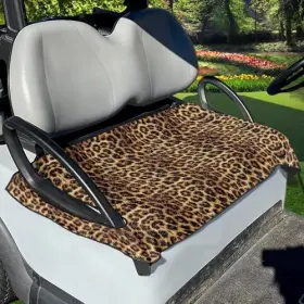 Yew-10631538cz47-1-59 Yewattles Golf Cart Seat Cover Portable Club Car Towel Brown Leopard