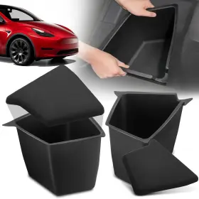 Yhtstb0023-dd Yhtauto Trunk Organizer Fit For Tesla Model Y 2020 2021 5-seater Rear S