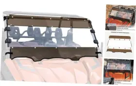 Zp-yj-031111-008 Yjlamp Front Full Windshield For Yamaha Viking/viking Vi 2014-2025 Hard Coated