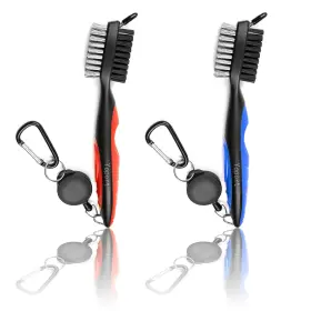 B01mfeuyag Yoport Golf Club Brush And Groove Cleaner Kit 2ft Retractable Zip-line Aluminum